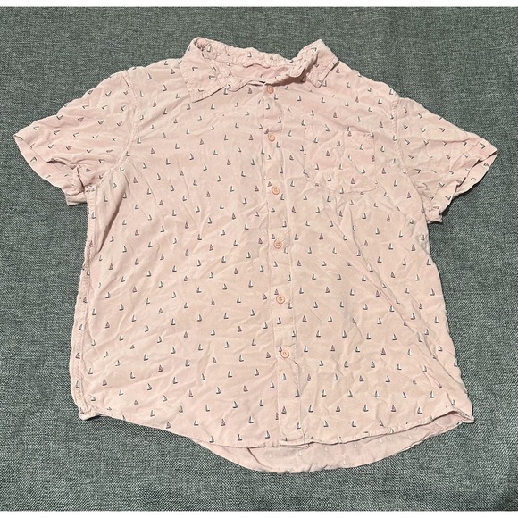 Lee Other - Lee Regular Fit Men's L Boat All Over Short Sleeve Shirt